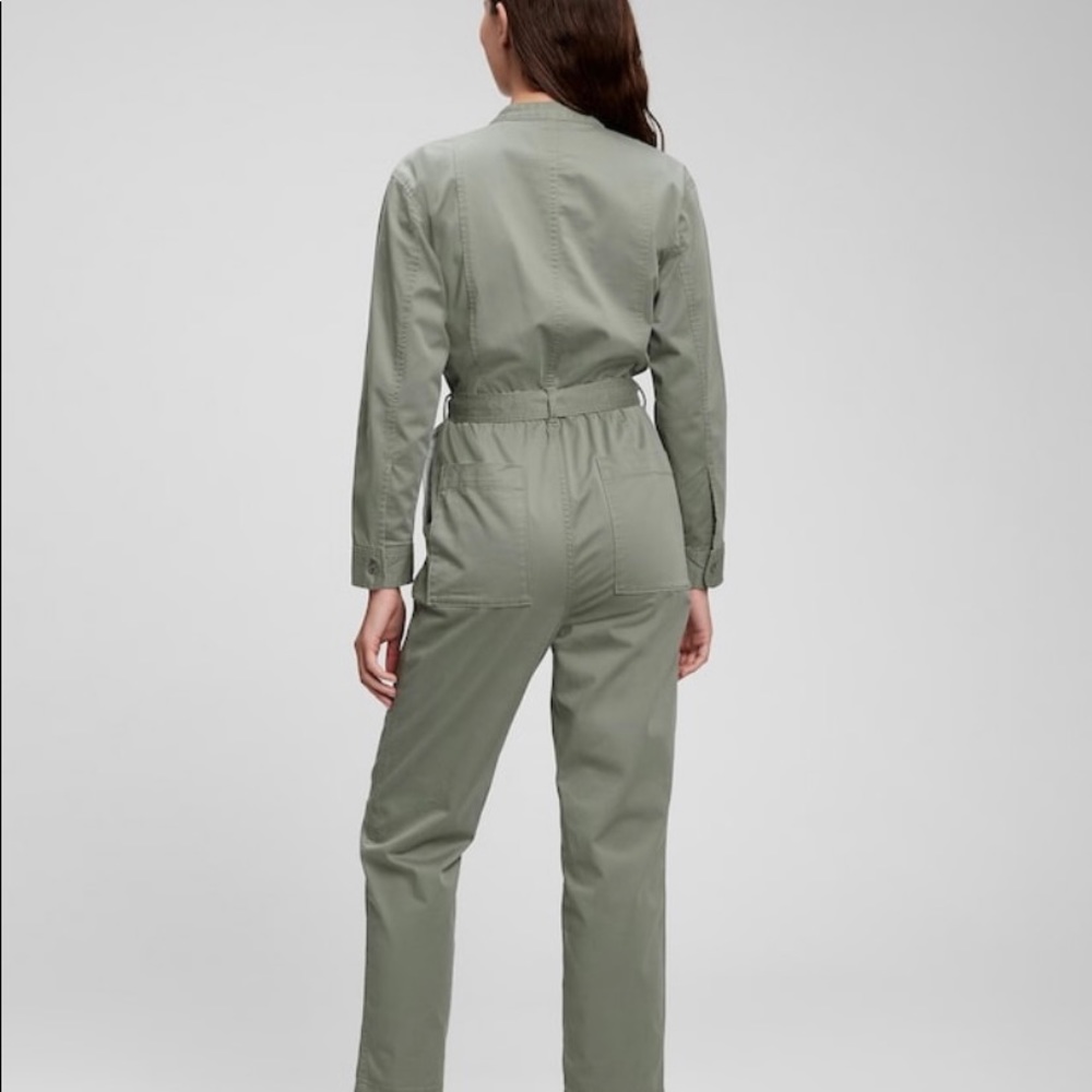 Gap denim utility jumpsuit - Picture 3 of 4